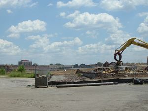 2008년 7월 16일, Shipp Avenue에 2,000개의 새로운 학생 주택 건설 현장