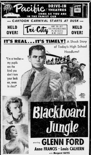 드라이브인 광고, 1955년