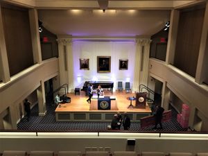 미국철학학회 프랭클린 홀. 학회 창립자인 벤저민 프랭클린의 이름을 따서 명명되었다.