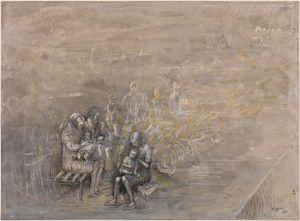 지하철 속의 여성과 아이들(1940) (Art.IWM ART LD 759)