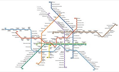 2018년 기준 지하철 노선도