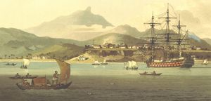 1806년에 묘사된 프라이아.