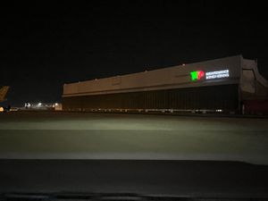 TAP 포르투갈 항공 정비 격납고.