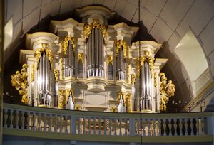 바흐 교회에 복원된 벤더 오르간