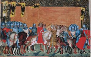 슈바인푸르트의 유디트(중앙) (14세기 묘사)