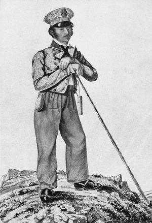 1824년 요제프 나우스(Josef Naus)가 H. v. 아겐슈타인(H. v. Aggenstein)에 의해 그려짐