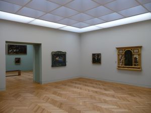 게오르크 셰퍼 박물관,2층의 채광실