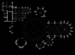 샤를마뉴의 궁정 예배당 평면도