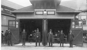 1923년 런던(온타리오)의 소방서 홀