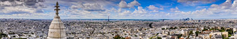 사크레쾨르 대성당에서 본 파리의 풍경