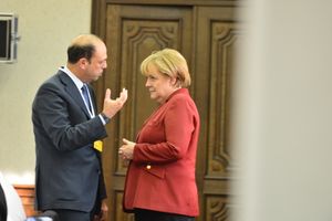 안젤리노 알파노와 앙겔라 메르켈 독일 총리