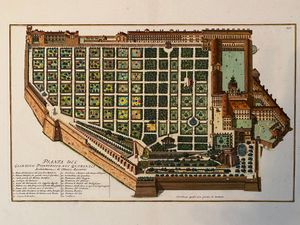 1683년 조반니 바티스타 팔다가 그린 궁전과 정원