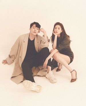 장기용과 드라마 킬잇의 상대 배우 나나