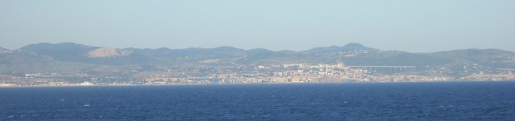 바다에서 바라본 치비타베키아