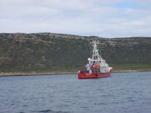 버펄스 베이(Buffels Bay)에 있는 어업 보호선 루스 퍼스트