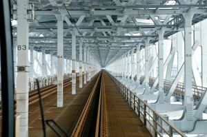 세토 대교의 철도 부분