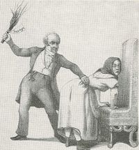 Husaga (가정 주인이 하인들을 체벌할 권리)는 1858년 스웨덴에서 성인에게 금지되었다.