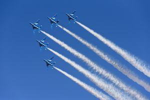 블루 임펄스가 이루마 항공 쇼에서 (2015)