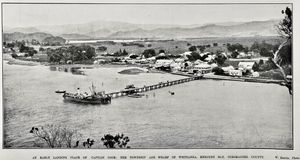 1913년경 휘티앙가 호텔 부두