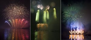 브르노 댐 호수에서 열리는 불꽃 축제 이그니스 브루넨시스(Ignis Brunensis) (2010)