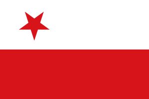 SK 슬라비아 프라하의 깃발.