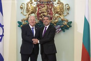 플레브넬리에프, 2016년 7월 7일 소피아에서 레우벤 리블린 이스라엘 대통령과 만남