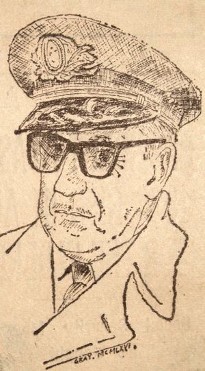 뉴욕 타임스를 위해 레지날드 그레이가 그린 그림, 1966년.