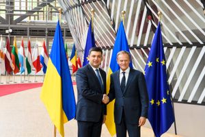 2018년 5월 24일 유럽 이사회 의장 도날트 투스크와 흐로이스만