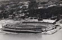 1960년대 구아이바 호수에서 베이라히우 건설