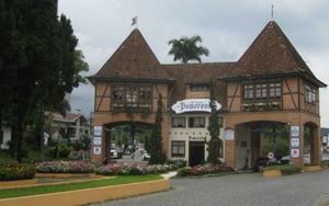 산타카타리나 주 포메로데 시의 독일 건축물.