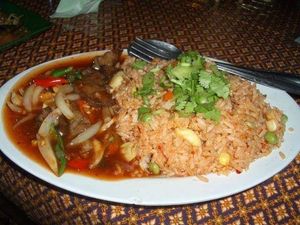 말레이시아 클란탄에서 판매되는 나시 고랭 아메리카