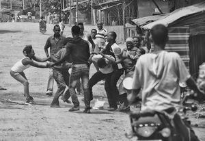 에티오피아 짐마의 길거리 싸움