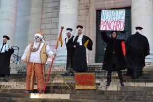 카니발 비아르네에서 센트 팡카르의 재판