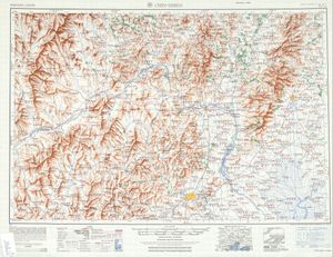 錦縣}})이 포함된 지도 (AMS, 1950)
