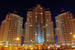 악타우의 오아시스 아파트 단지