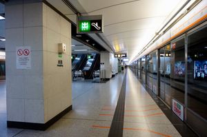 2017년 5월 4번 승강장(둥충선)