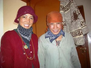 수행 비구니, 키 수도원, 스피티, 인도. 2004