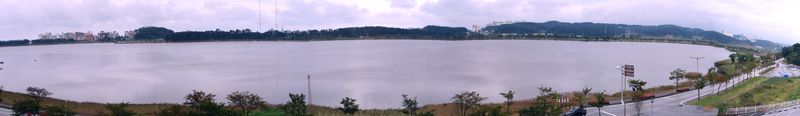 경포호 파노라마