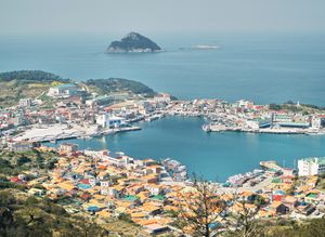 18-1코스에서 본 상추자항