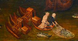 1411년경 독일 라인강의 선박형 방앗간