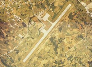 1977년 촬영된 미야코 공항 부근의 항공 사진