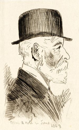 D S 미첼 스케치, L. 린지(L. Lindsay)의 W. 사이어(W. Syer) 스케치 에칭, 뉴사우스웨일스 주립 도서관