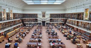 2023년 뉴사우스웨일스 주립 도서관 열람실