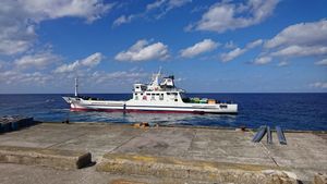 다이토 해운 "다이토"(2대) 남대동항 서부 지구에서 촬영