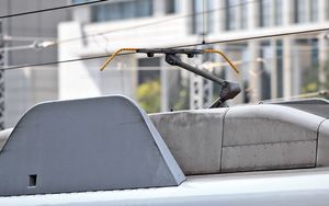 2009년 3월 팬터그래프 세부 모습