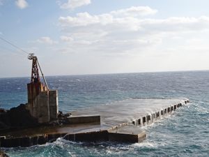 산포 항의 옛 부두