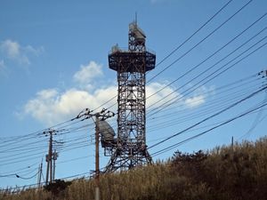 NTT 동일본 아오가시마 전화 교환국의 안테나