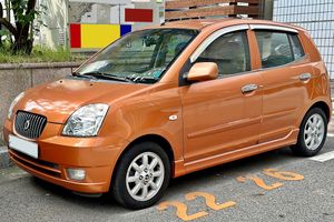 기아 모닝 (전기형) 정측면