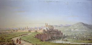 1850년대 팜플로나의 모습