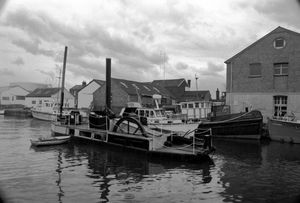 증기 준설선 Bertha, 1844년 건조, 1982년 시연 운행